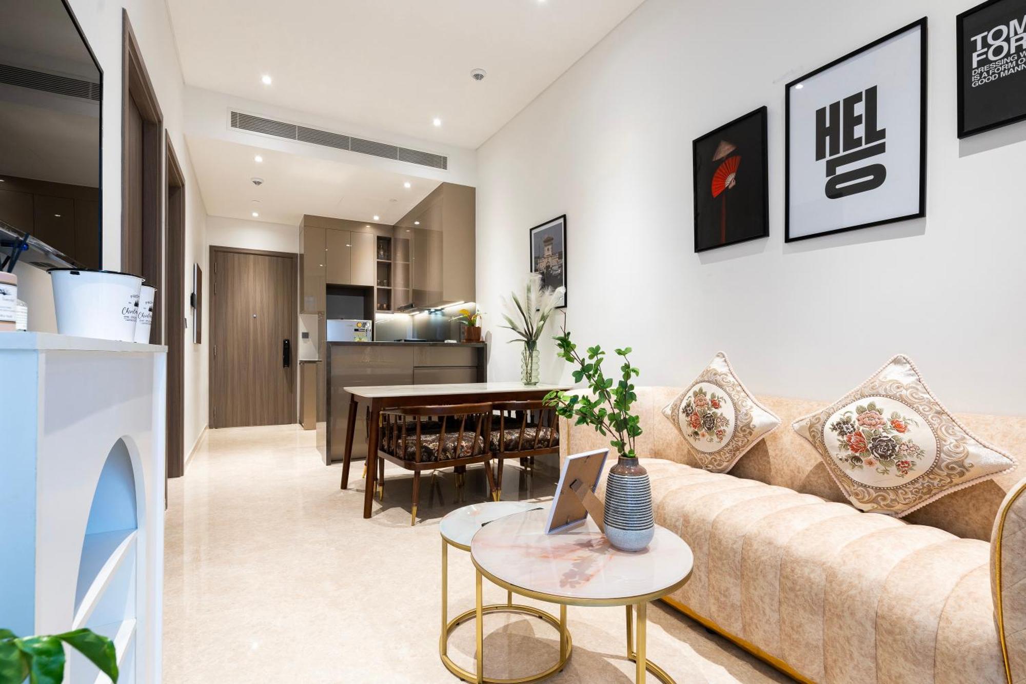 Apartment Happy High-end - Central, Whole City View & Infinity Pools - The Marq Ho Chi Minh City